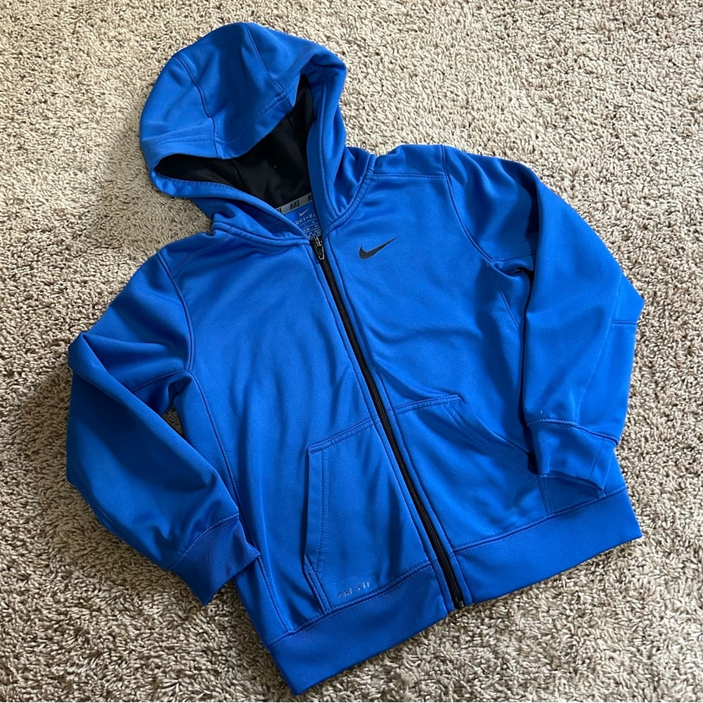 Nike Dri-Fit Full Zip Hoodie Boys Size 7